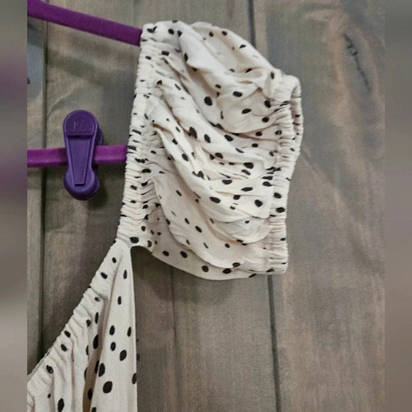 Olivaceous off shoulder spotted cheetah print mini dress. Size medium NWT - Picture 8 of 13